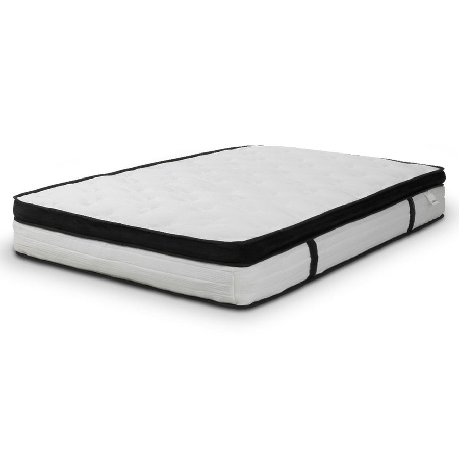 NNEDSZ Laura Hill Queen Mattress Bed Size Euro Top 5 Zone Spring Foam 32cm Bedding Pocket-0