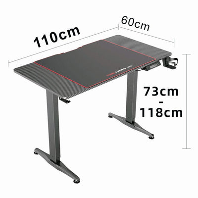NNEDSZ Gaming Standing Desk Home Office Lift Electric Height Adjustable Sit To Stand Motorized Standing Desk 1160-0