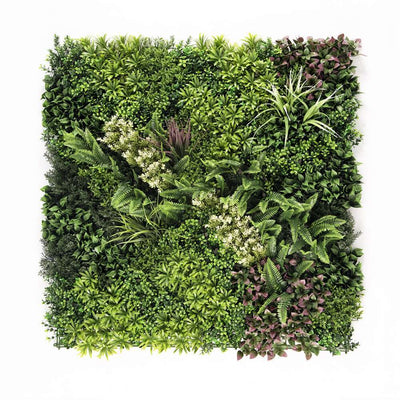 NNEDSZ YES4HOMES 1 SQM Artificial Plant Wall Grass Panels Vertical Garden Foliage Tile Fence 1X1M-0