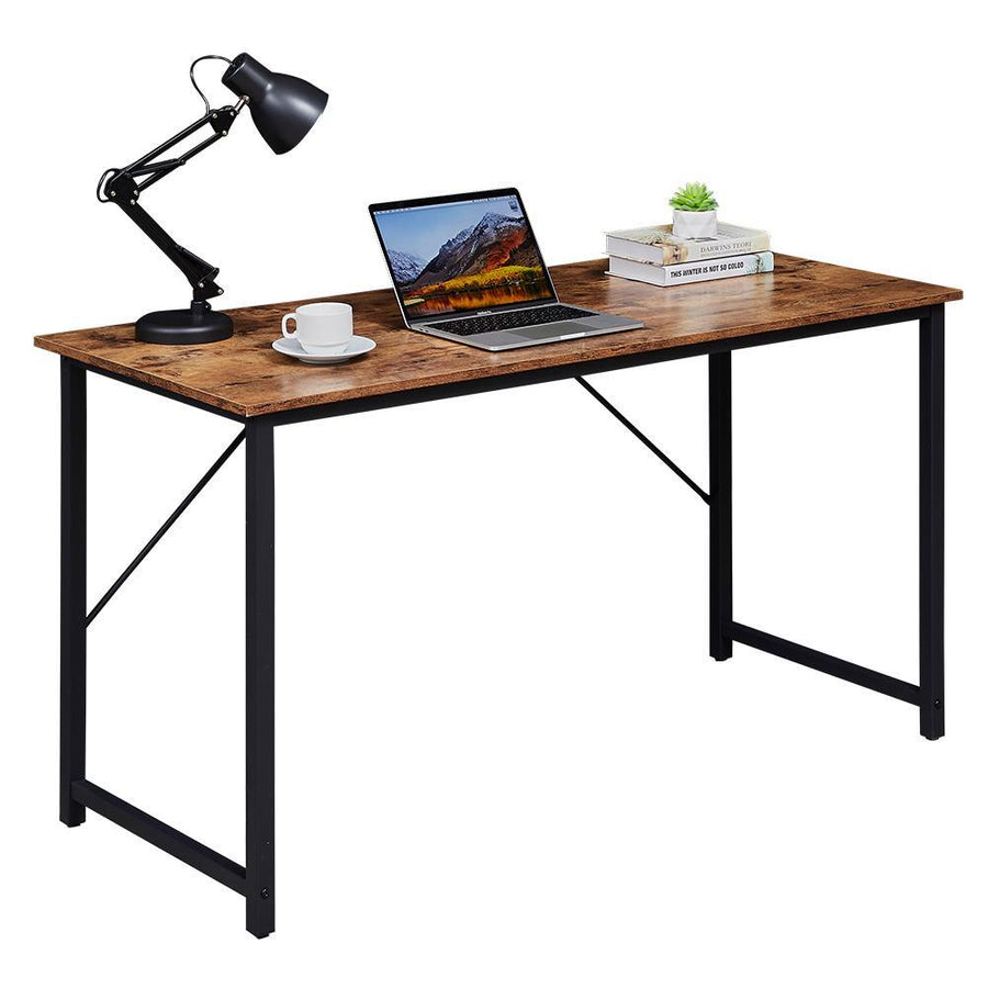 NNEDSZ YES4HOMES Computer Desk, Sturdy Home Office Gaming Desk for Laptop, Modern Simple Style Writing Table, Multipurpose Workstation-0