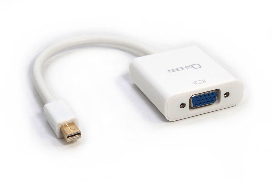 OXHORN AD-DPM-VGA Mini DisplayPort Male to VGA Female Adapter