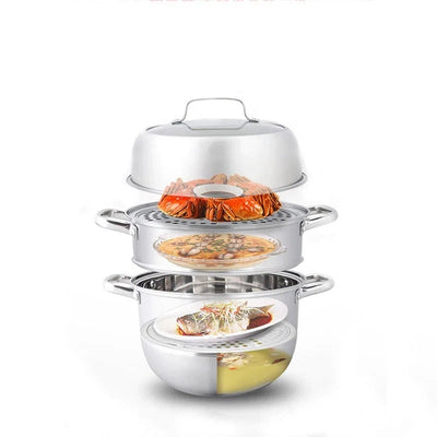 NNEDSZ Zhang Xiao Quan 28cm 3-Tier Steamer-0