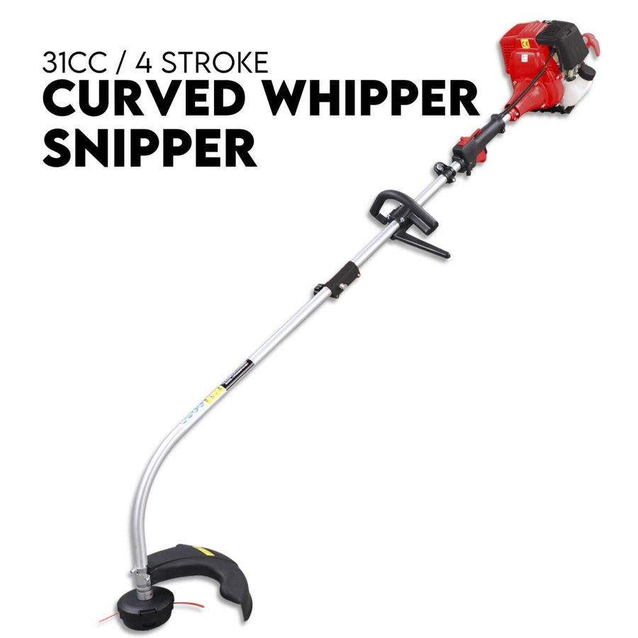NNEDSZ 4 STROKE Curved Split Shaft Line Trimmer Garden Lawn Whipper Snipper-0