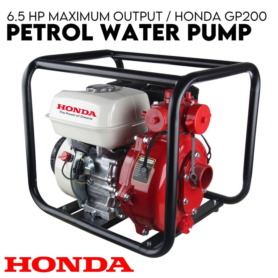 NNEDSZ Fire Fighting Petrol Water Pump GP200 TWIN IMPELLER WITH A HONDA ENGINE-0