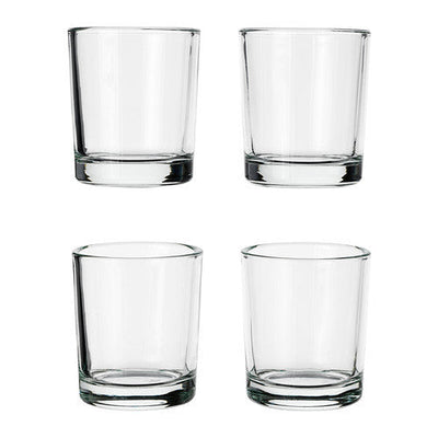NNEDSZ 40 Pack Tealight Glass Votive Candle Holders Bulk Set Festival Decor Wedding Propose Parties Holiday and Home Decor-0