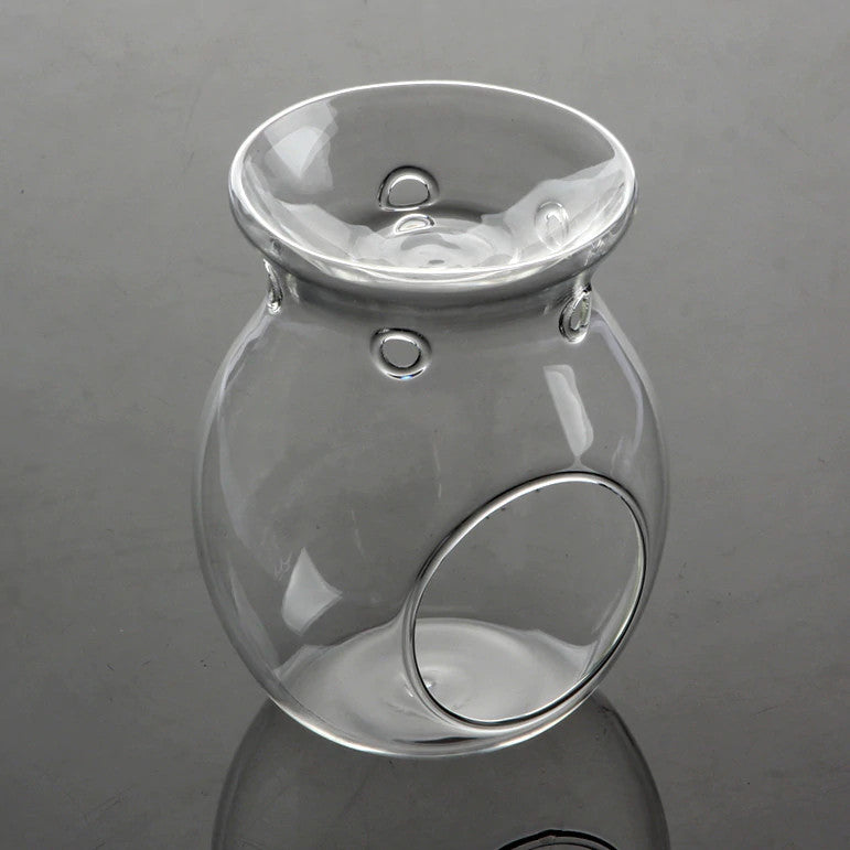 NNEDSZ 10 Bulk Buy Pack ofPerfume Scented Essential Oil Tealight Candle Burner Glass Lamp for Aromatherapy Spa Room Relax 14cm High-0