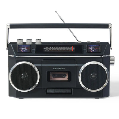 Crosley Blast Boombox Cassette Player - Black