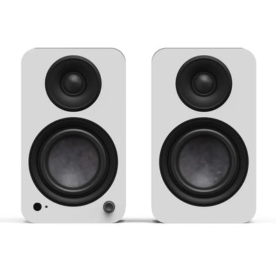 Kanto YU4 (2nd Gen) 160 W Powered Bookshelf Speaker with Bluetooth 5.3, Built-in Phono Preamp, USB-C and Optical Inputs - Matte White