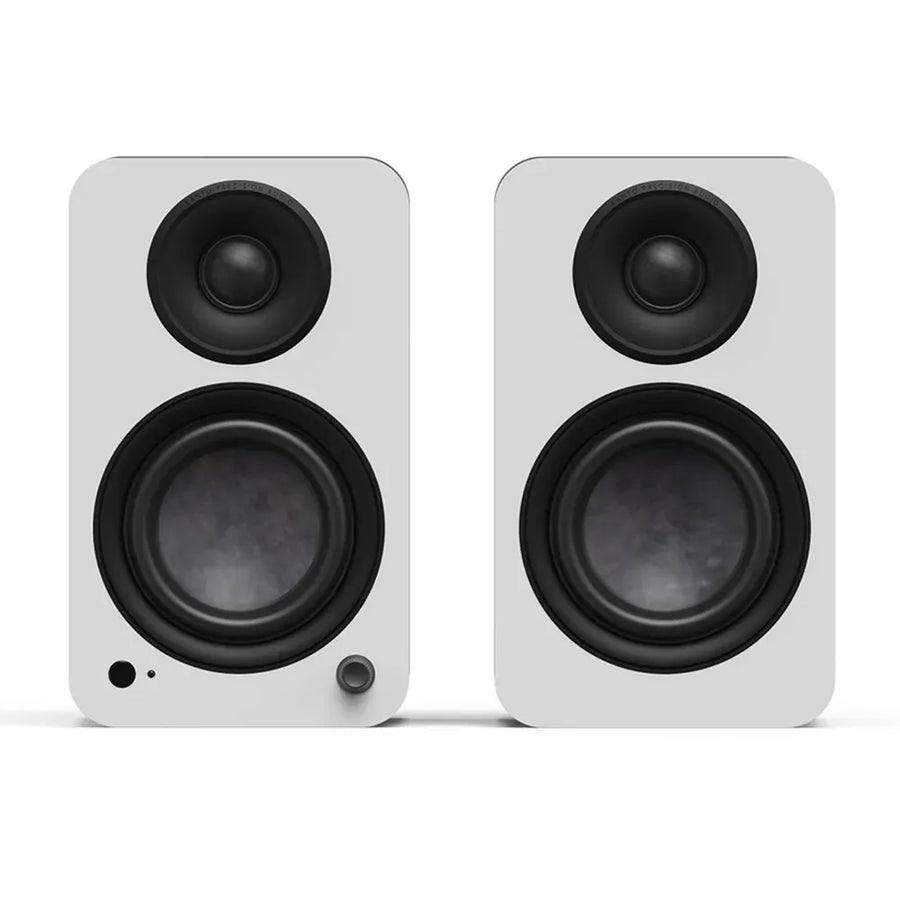 Kanto YU4 (2nd Gen) 160 W Powered Bookshelf Speaker with Bluetooth 5.3, Built-in Phono Preamp, USB-C and Optical Inputs - Matte White
