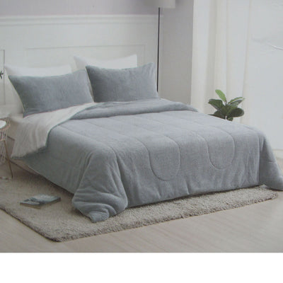 NNEDSZ Nolan Silver 4 Piece Comforter Set Queen-0