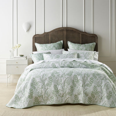 NNEDSZ Eden Sage Bedspread Set Queen-0