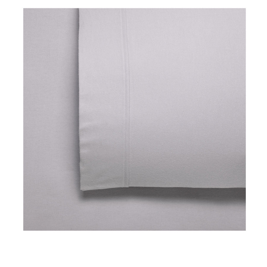 NNEDSZ Bianca Fletcher Flannelette Cotton Sheet Set Stone King Single-0