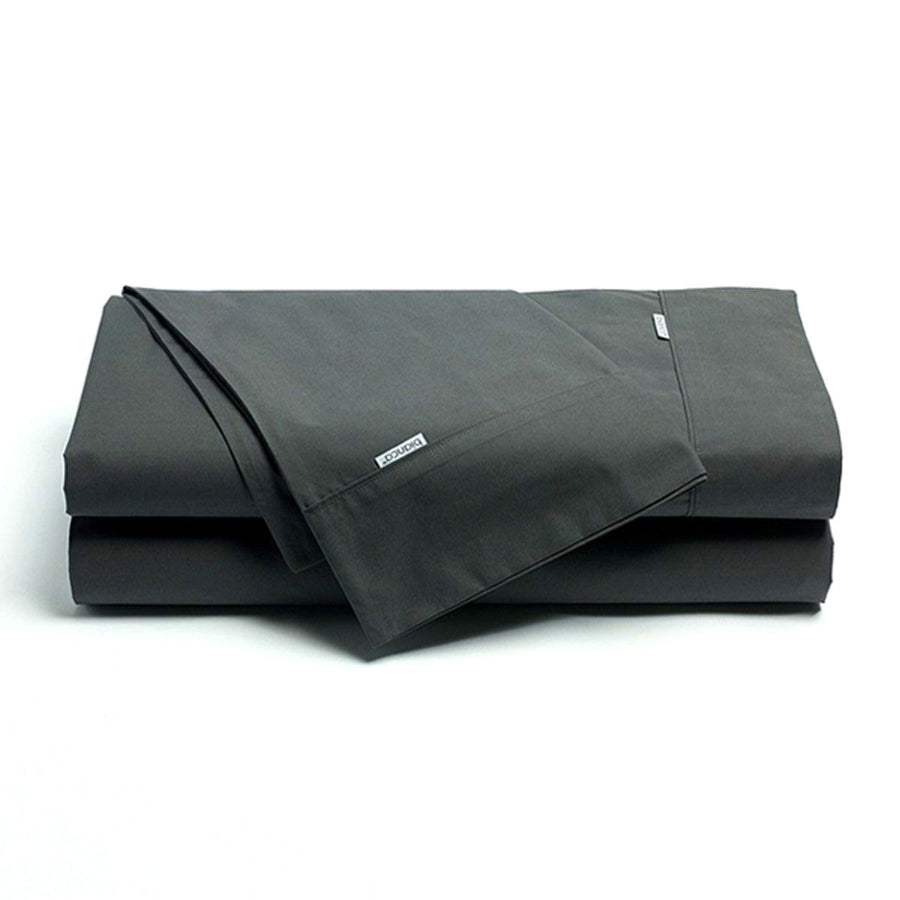 NNEDSZ Bianca Heston Cotton Percale Sheet Set Charcoal King-0