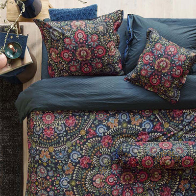 NNEDSZ PIP Studio Il Ricamo Dark Blue Cotton Quilt Cover Set Queen-0