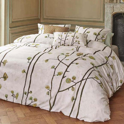 NNEDSZ Bedding House Van Gogh Plum Blossoms Sand Cotton Sateen Quilt Cover Set Queen-0
