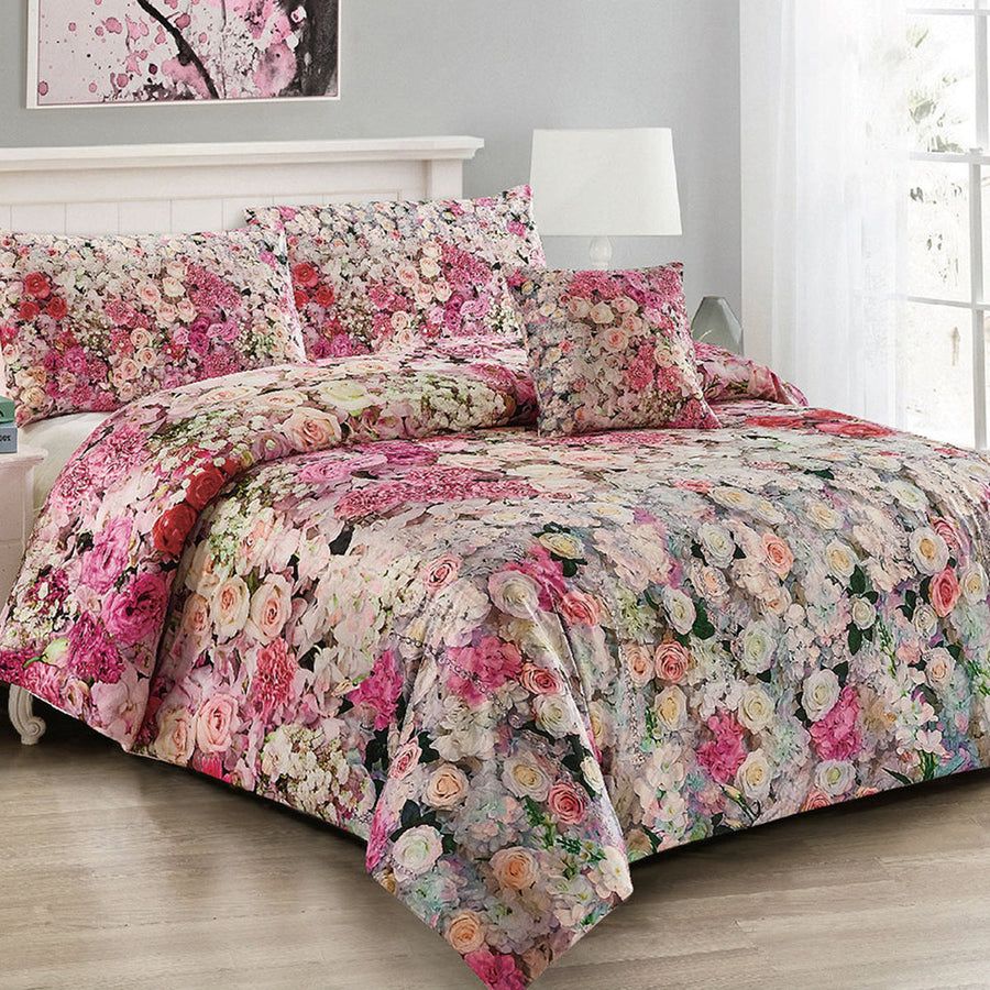 NNEDSZ Georges Fine Linens Evaline Quilt Cover Set King-0