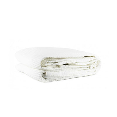NNEDSZ Jason Cotton Waffle Blanket White - Single-0
