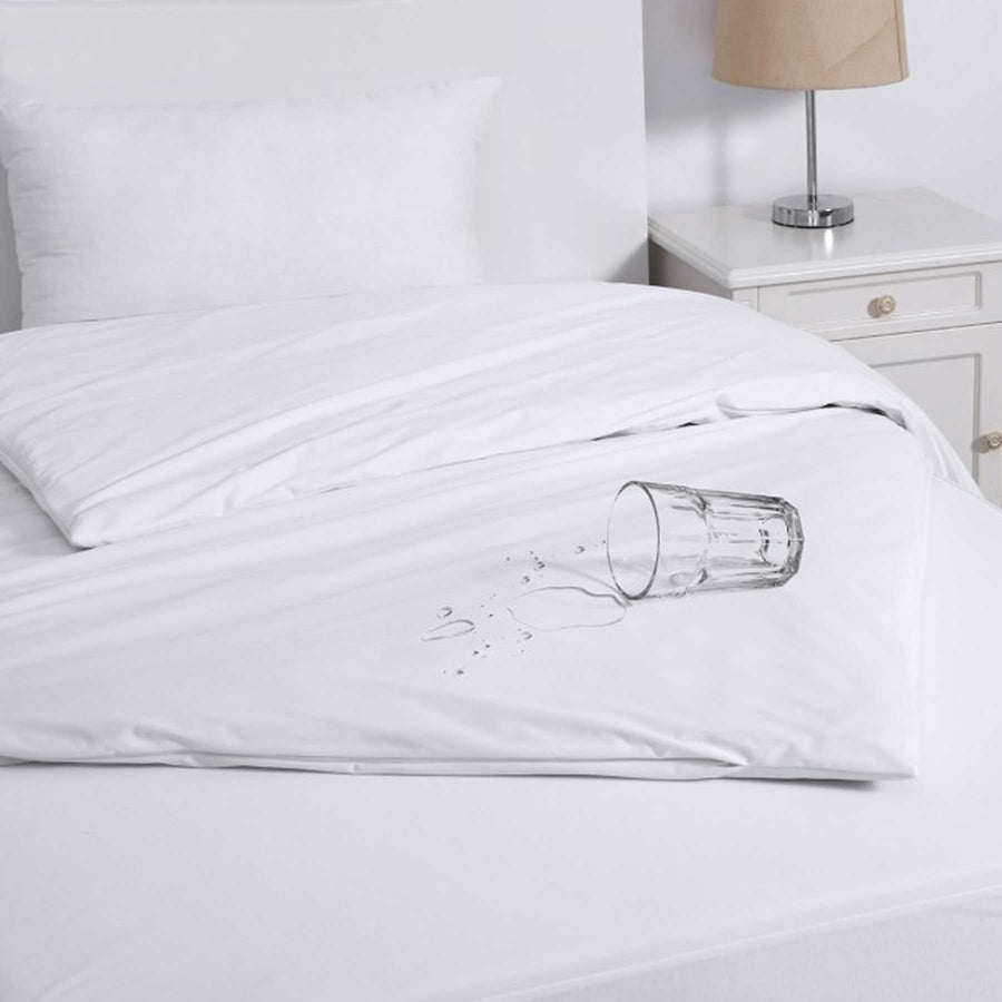 NNEDSZ Jason Eva Clean Waterproof Quilt Protectors with Zip - King-0