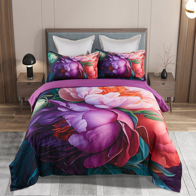 NNEDSZ Kaie Floral Quilt Cover Set - Queen Size-0