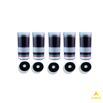NNEDSZ Aimex 8 Stage. Fluoride Reduction Water Filter Cartridges x 5-0