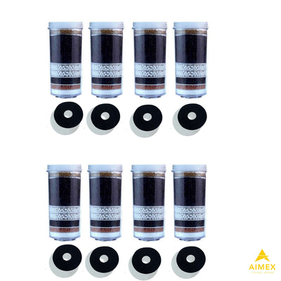 NNEDSZ Aimex 8 Stage Water Fluoride Reduction Filter Cartridges x 8-0