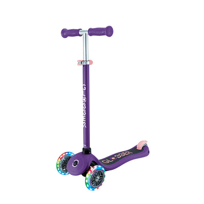 NNEDSZ Globber Primo scooter Lights- Prple/Pink-0