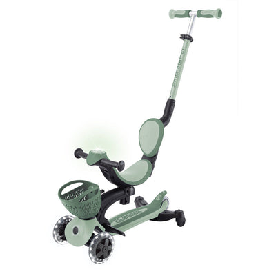 NNEDSZ Globber Go Up Baby Lights 360 - Sage/Olive-0