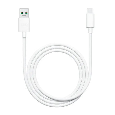 OPPO VOOC 65W 3A 6.5A Fast Cable USB-A to USB-C - White
