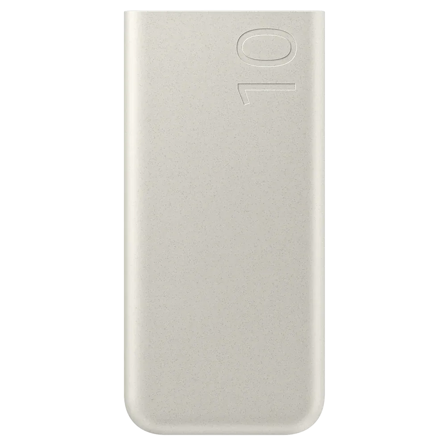 Samsung 25W Super FAST charging  2 x USB-C Port PD 10000mAh Slim Power Bank - Beige