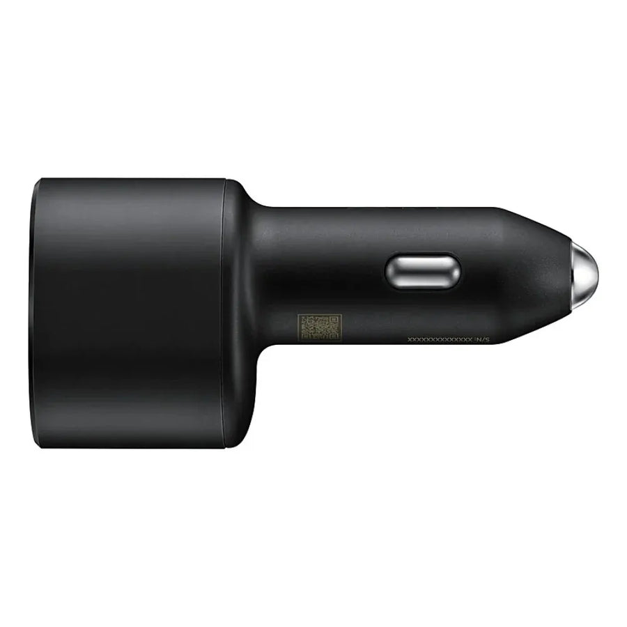 Samsung Super Fast Dual Car Charger (45W+15W) 2 Ports (Includes Cable) - Black