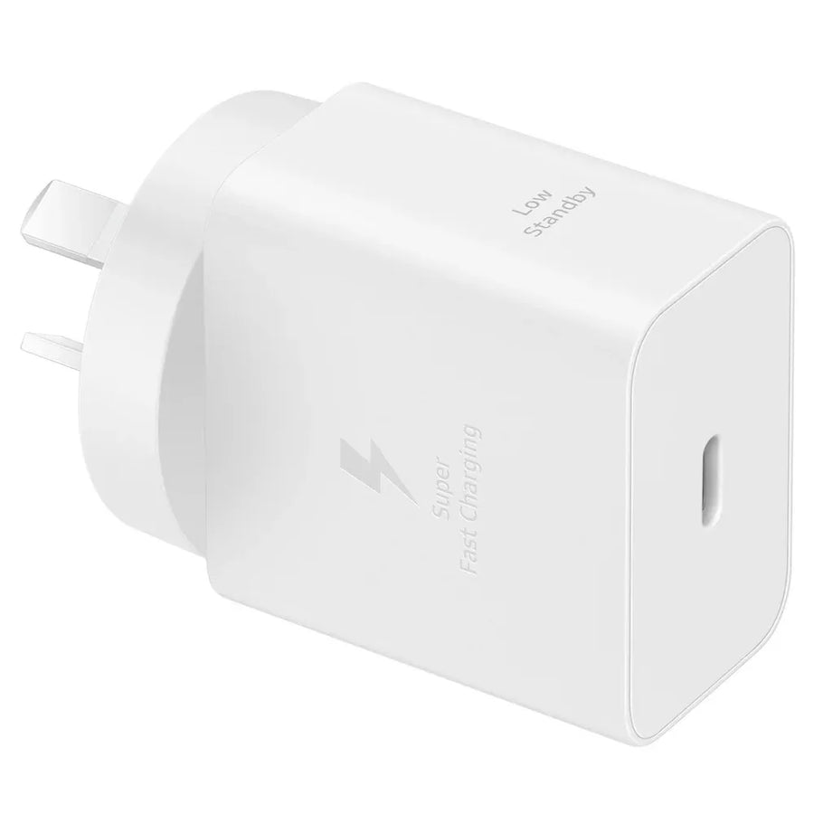 Samsung 45W Power Adapter with extra-long 1.8m USB-C Cable - White