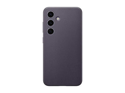Samsung Vegan Leather Case for Galaxy S24 - Dark Violet