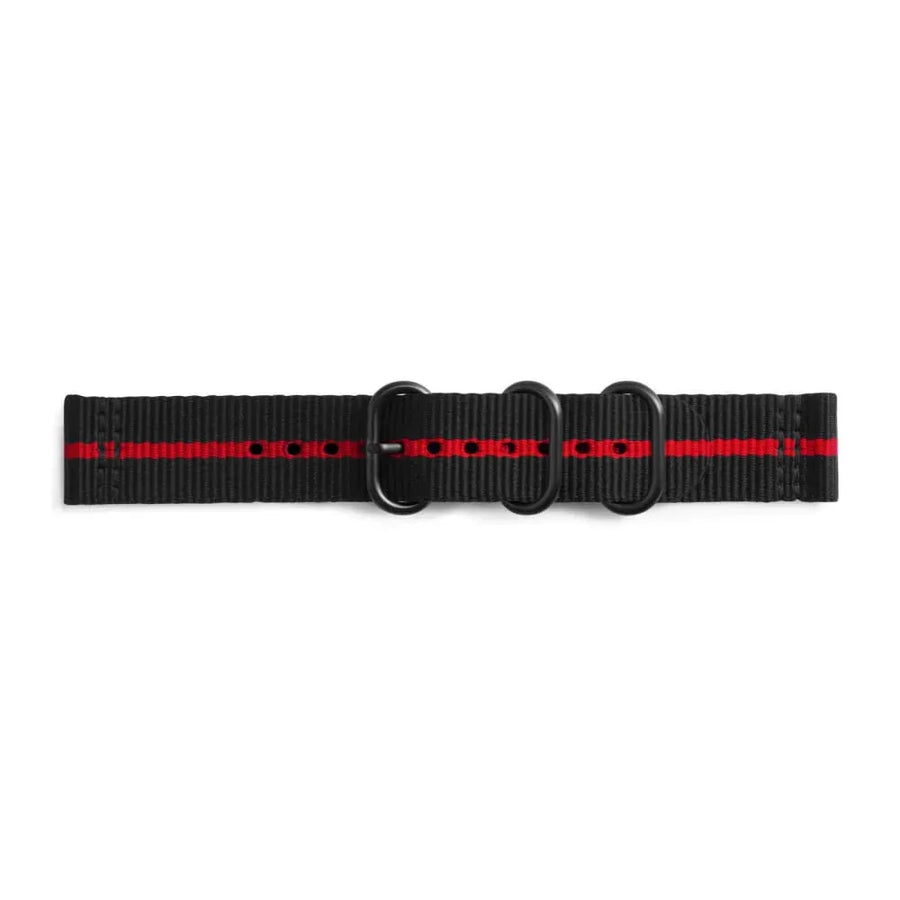 Samsung Premium Strap Black/Red - Gear Sport