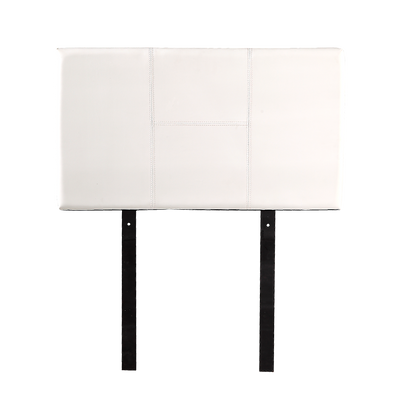 NNEDSZ PU Leather Single Bed Headboard Bedhead - White-0