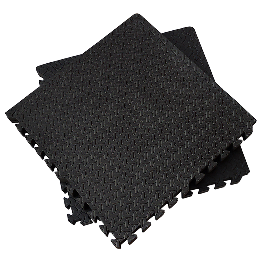 NNEDSZ 12 Tiles EVA Rubber Foam Gym Mat 60cm x 60cm 2.5cm Fitness Flooring-0