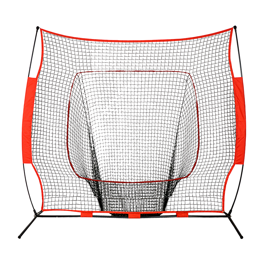 NNEDSZ Portable Baseball Training Net Stand Softball Practice Sports Tennis-0
