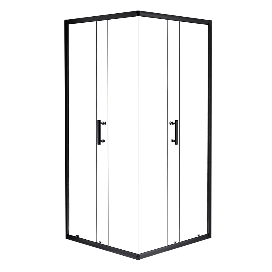 NNEDSZ 900 x 900mm Sliding Door Nano Safety Glass Shower Screen By Della Francesca-0