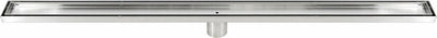 NNEDSZ Tile Insert Bathroom Shower Stainless Steel Grate Drain w/Centre outlet Floor Waste-0