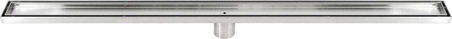 NNEDSZ Tile Insert Bathroom Shower Stainless Steel Grate Drain w/Centre outlet Floor Waste-0