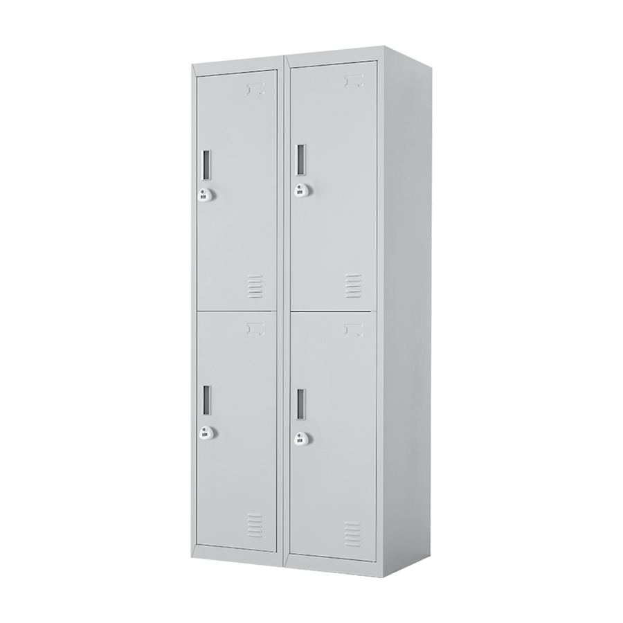 NNEDSZ Four-Door Office Gym Shed Storage Locker-0