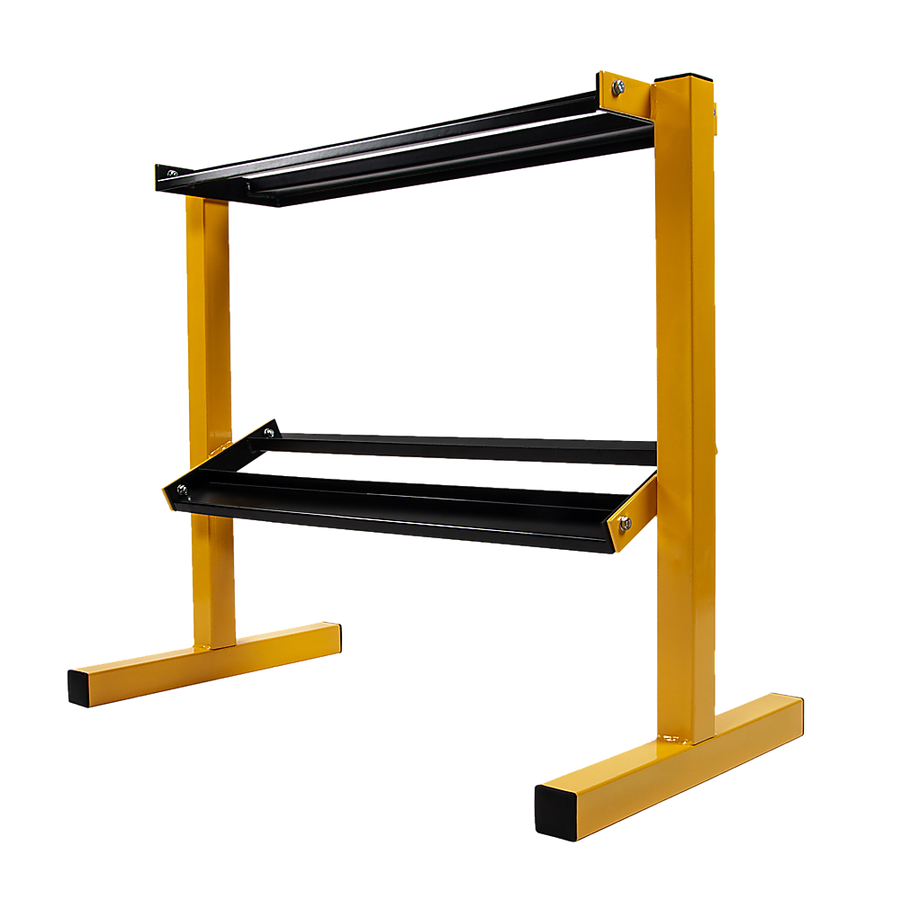 NNEDSZ 2 Tier Dumbbell Rack for Dumbbell Weights Storage-0