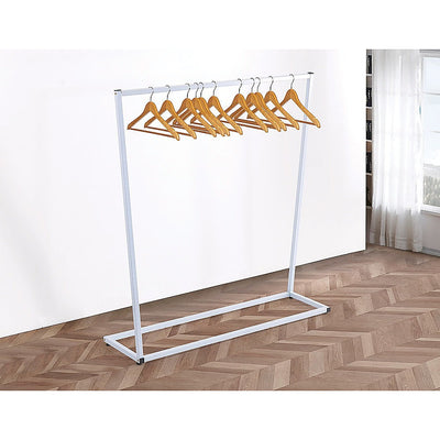 NNEDSZ Commercial Clothing Garment Rack Retail Shop White-0