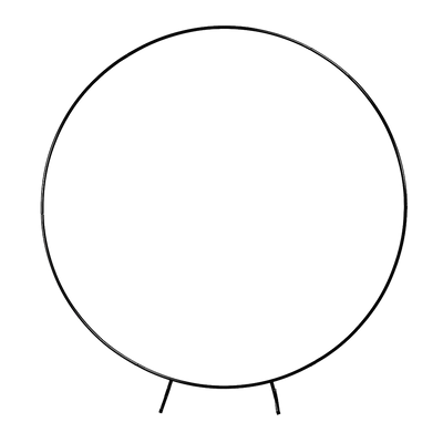 NNEDSZ 2M Wedding Hoop Round Circle Arch Backdrop Flower Display Stand Frame Background-0