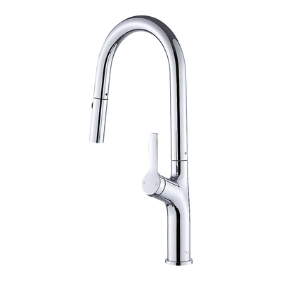 NNEDSZ Kitchen Laundry Bathroom Basin Sink Pull Out Mixer Tap Faucet in Chrome-0