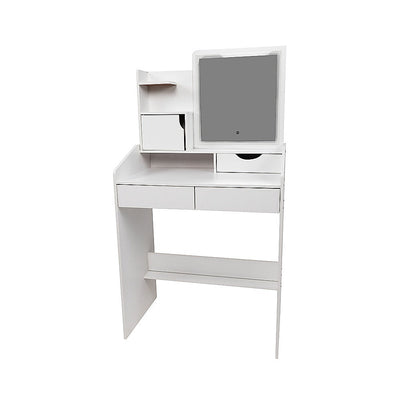 NNEDSZ Makeup Vanity Mirror Desk Table with LED Lighting-0