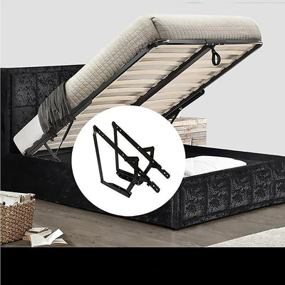NNEDSZ King Gas Lift Bed Frame & Mechanism Ottoman Sofabed-0