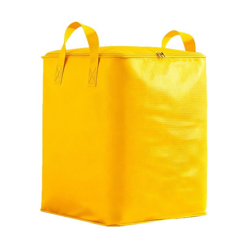Yellow Extra Large Moving and Storage Bag - 190L Waterproof Moisture Resistant Packing Bag, No Vacuum Required for Bedding, Clothes, Dorms and Travel