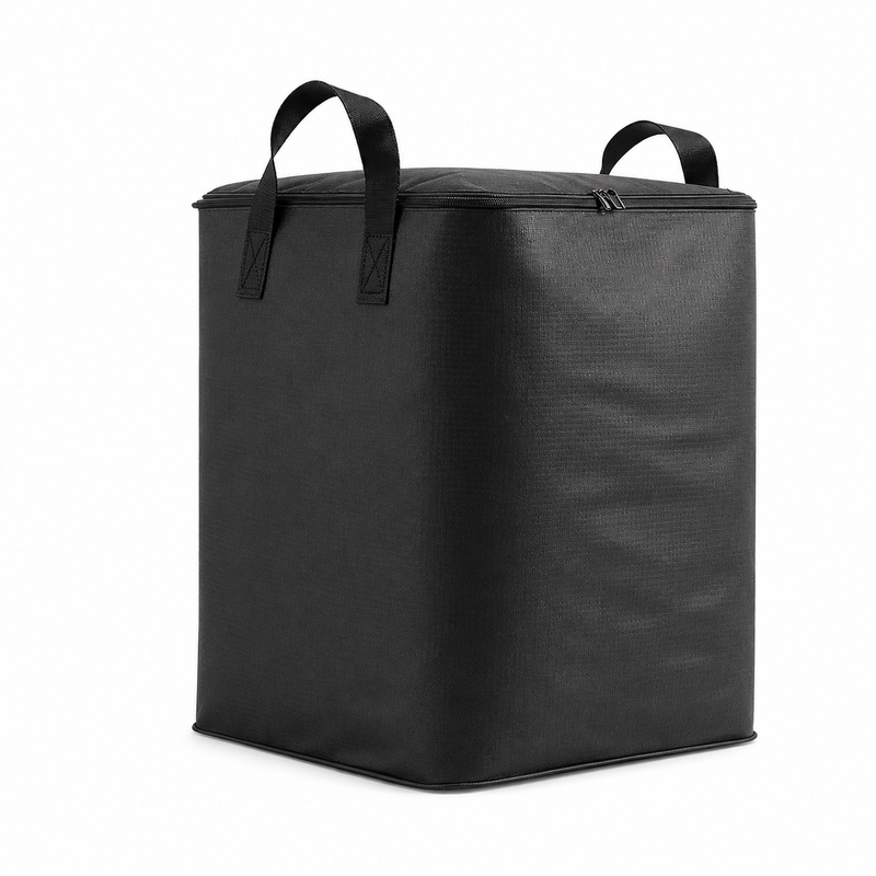 Black Extra Large Moving and Storage Bag - 190L Waterproof Moisture Resistant Packing Bag, No Vacuum Required for Bedding, Clothes, Dorms and Travel