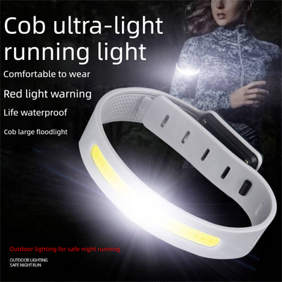 2 Pack Rechargeable Running Lights - USB-C Charging, 3 Lighting Modes, Adjustable Wrist, Ankle and Backpack Safety Lights for Night Running and Cycling