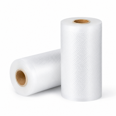 Vacuum Sealer Bag Roll 12cm x 5m Embossed Food Storage Bags 2 Rolls for Vacuum Packing and Kitchen Storage